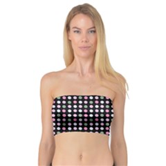 Pink Green Eggs On Black Bandeau Top by snowwhitegirl