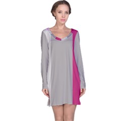 Laura Lines Long Sleeve Nightdress by snowwhitegirl