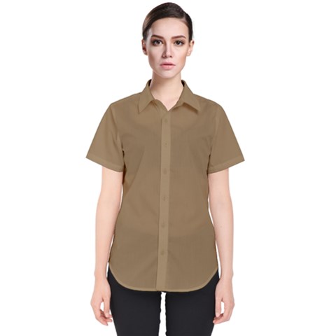 Brownish Women s Short Sleeve Shirt by snowwhitegirl