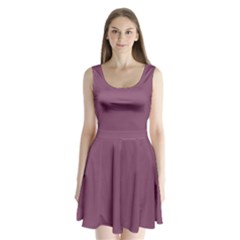 Medium Grape Split Back Mini Dress  by snowwhitegirl