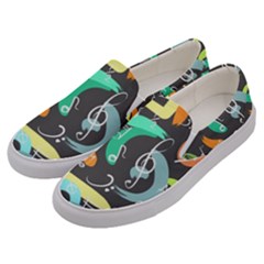 Repetition Seamless Child Sketch Men s Canvas Slip Ons by Nexatart