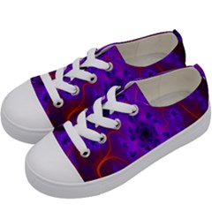 Fractal Mandelbrot Julia Lot Kids  Low Top Canvas Sneakers by Nexatart