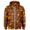 Pattern Background Ethnic Tribal Men s Zipper Hoodie View1