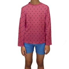 Watermelon Minimal Pattern Kids  Long Sleeve Swimwear by jumpercat