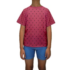 Watermelon Minimal Pattern Kids  Short Sleeve Swimwear by jumpercat