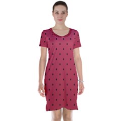 Watermelon Minimal Pattern Short Sleeve Nightdress by jumpercat