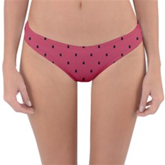 Watermelon Minimal Pattern Reversible Hipster Bikini Bottoms by jumpercat