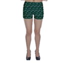 Dinosaurs Green Skinny Shorts View1