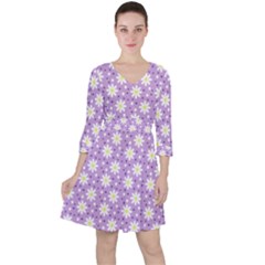 Daisy Dots Lilac Ruffle Dress by snowwhitegirl