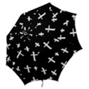 White Cross Hook Handle Umbrellas (Medium) View2