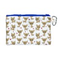 Chihuahua pattern Canvas Cosmetic Bag (Large) View2