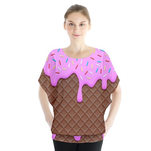 Chocolate And Strawberry Icecream Blouse by jumpercat