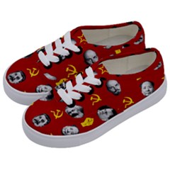 Communist Leaders Kids  Classic Low Top Sneakers by Valentinaart