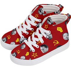 Communist Leaders Kid s Hi-top Skate Sneakers by Valentinaart