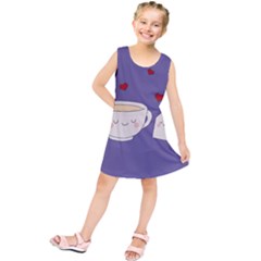 Cute Tea Kids  Tunic Dress by Valentinaart