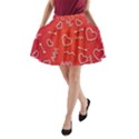 Background Valentine S Day Love A-Line Pocket Skirt View1