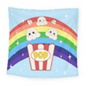 Cute Kawaii Popcorn Square Tapestry (Large) View1