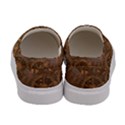 Background Steampunk Gears Grunge Women s Canvas Slip Ons View4