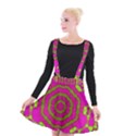 Fern Forest Star Mandala Decorative Suspender Skater Skirt View1