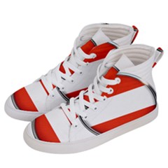 Austria Country Nation Flag Men s Hi-top Skate Sneakers by Nexatart