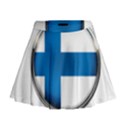 Finland Country Flag Countries Mini Flare Skirt View1