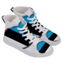 Estonia Country Flag Countries Women s Hi-Top Skate Sneakers View3