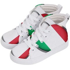 Italy Country Nation Flag Kid s Hi-top Skate Sneakers by Nexatart