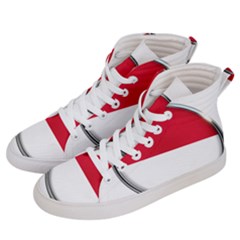 Monaco Or Indonesia Country Nation Nationality Men s Hi-top Skate Sneakers by Nexatart