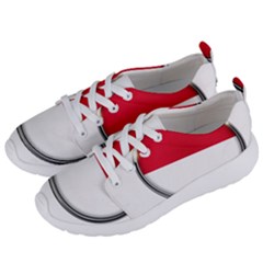 Monaco Or Indonesia Country Nation Nationality Women s Lightweight Sports Shoes by Nexatart