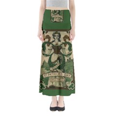  St  Patricks Day  Full Length Maxi Skirt by Valentinaart