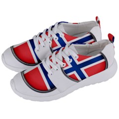 Norway Country Nation Blue Symbol Men s Lightweight Sports Shoes by Nexatart