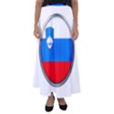 Slovenia Flag Mountains Country Flared Maxi Skirt View1