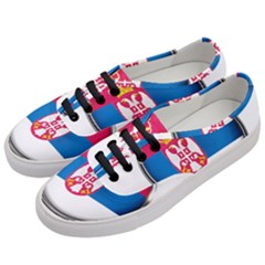 Serbia Flag Icon Europe National Women s Classic Low Top Sneakers by Nexatart