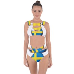 Sweden Flag Country Countries Bandaged Up Bikini Set  by Nexatart