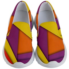 Background Abstract Kid s Lightweight Slip Ons by Nexatart