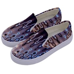 Wallpaper Steel Industry Kids  Canvas Slip Ons by Nexatart