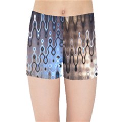 Wallpaper Steel Industry Kids Sports Shorts by Nexatart