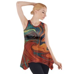 Creativity Abstract Art Side Drop Tank Tunic by Nexatart