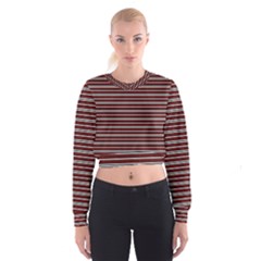 Indian Stripes Cropped Sweatshirt by jumpercat