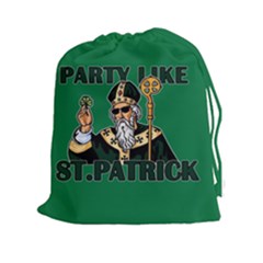  St  Patricks Day  Drawstring Pouches (xxl) by Valentinaart