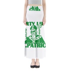  St  Patricks Day  Full Length Maxi Skirt by Valentinaart