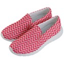 Red Chevron Women s Lightweight Slip Ons View2