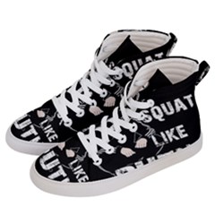 Squat Like Putin Men s Hi-top Skate Sneakers by Valentinaart