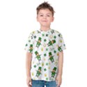 St Patricks day pattern Kids  Cotton Tee View1