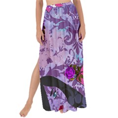 Purlpe Retro Pop Maxi Chiffon Tie-up Sarong by snowwhitegirl