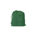 Irish Flag Green White Orange on Green St. Patrick s Day Ireland Drawstring Pouches (XS)  View2