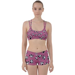 Panda Pattern Women s Sports Set by Valentinaart