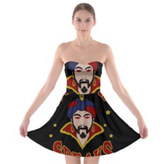 Zoltar Speaks Strapless Bra Top Dress by Valentinaart