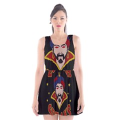 Zoltar Speaks Scoop Neck Skater Dress by Valentinaart