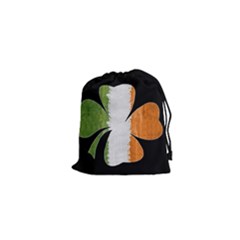 Irish Clover Drawstring Pouches (xs)  by Valentinaart